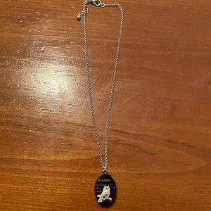 Owl/wisdom pendant necklace.